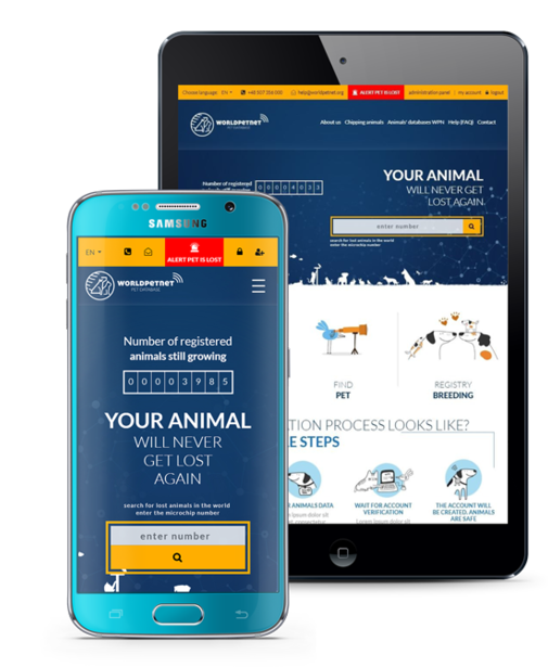 Mobile application – WORLDPETNET